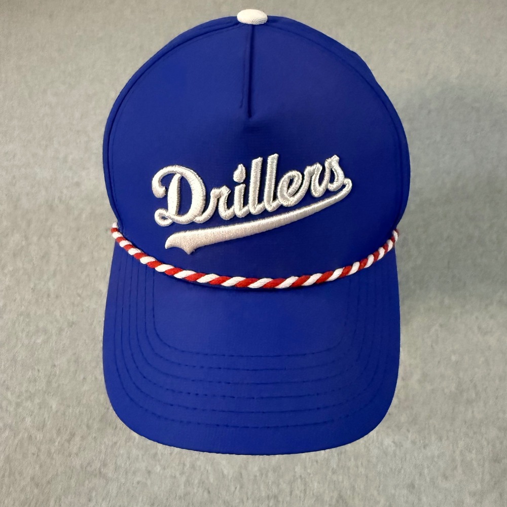 Melonwear Tulsa Drillers Snapback Hat Blue Rope Baseball Cap Adjustable MiLB